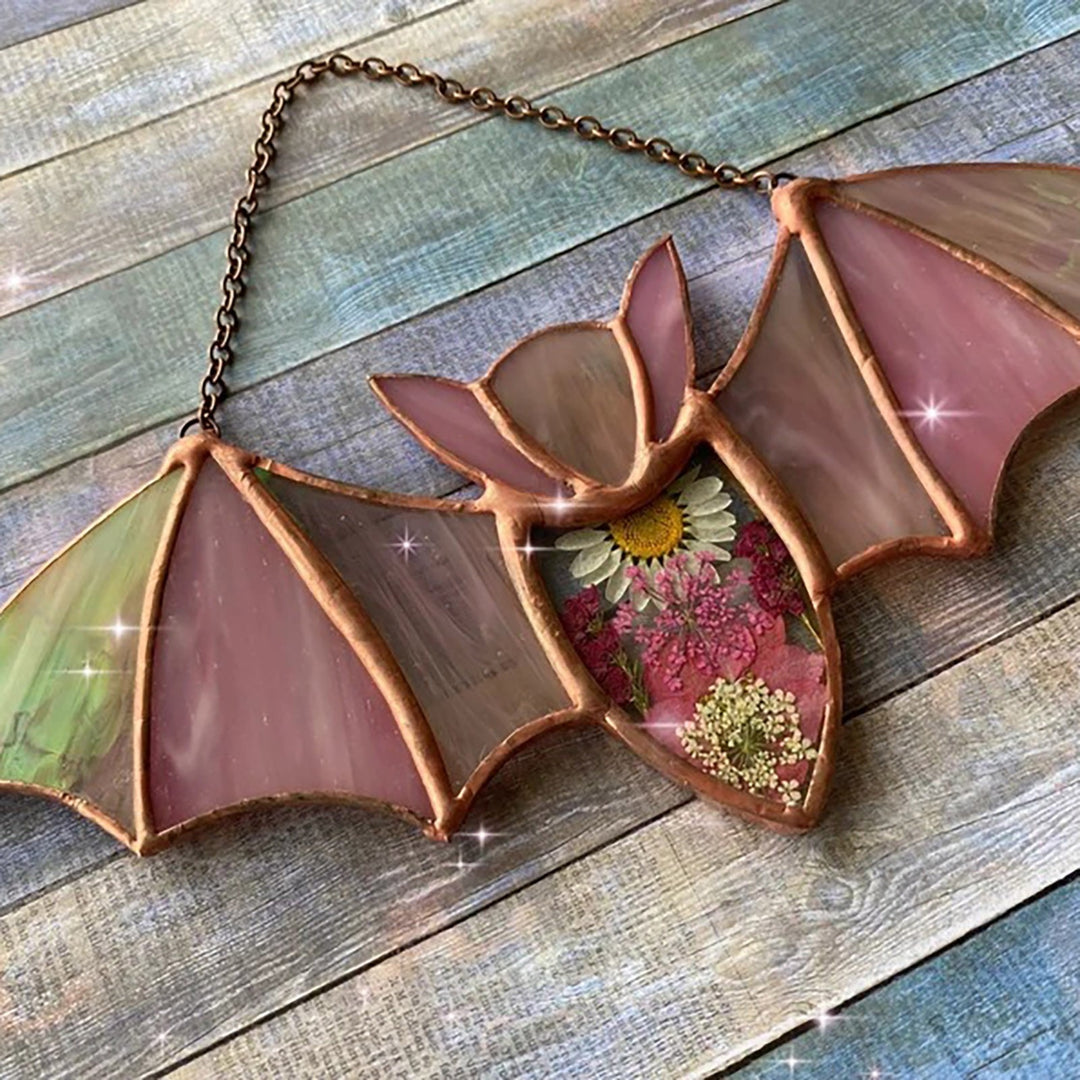 Stained Hanging Bat Car Decor