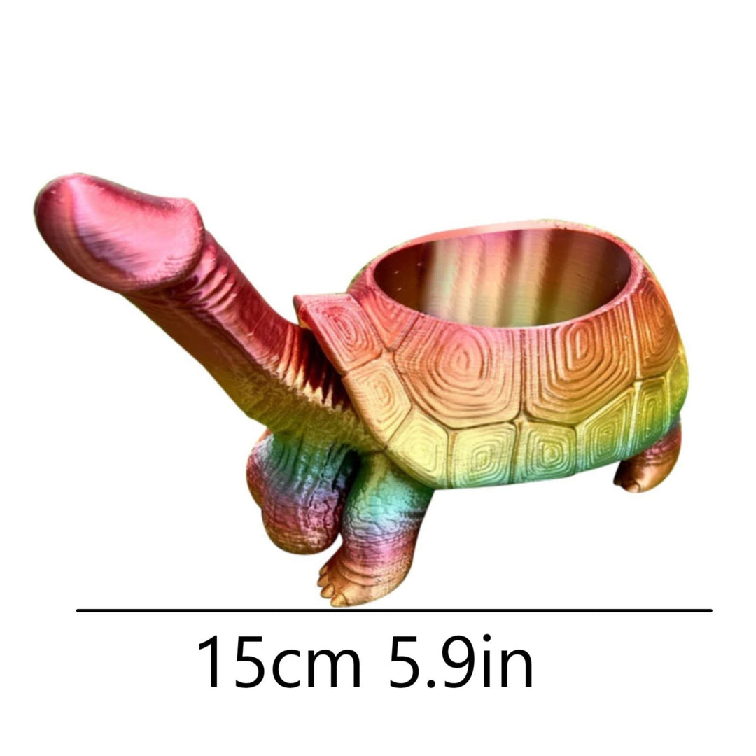 Rainbow Shell Garden Planter