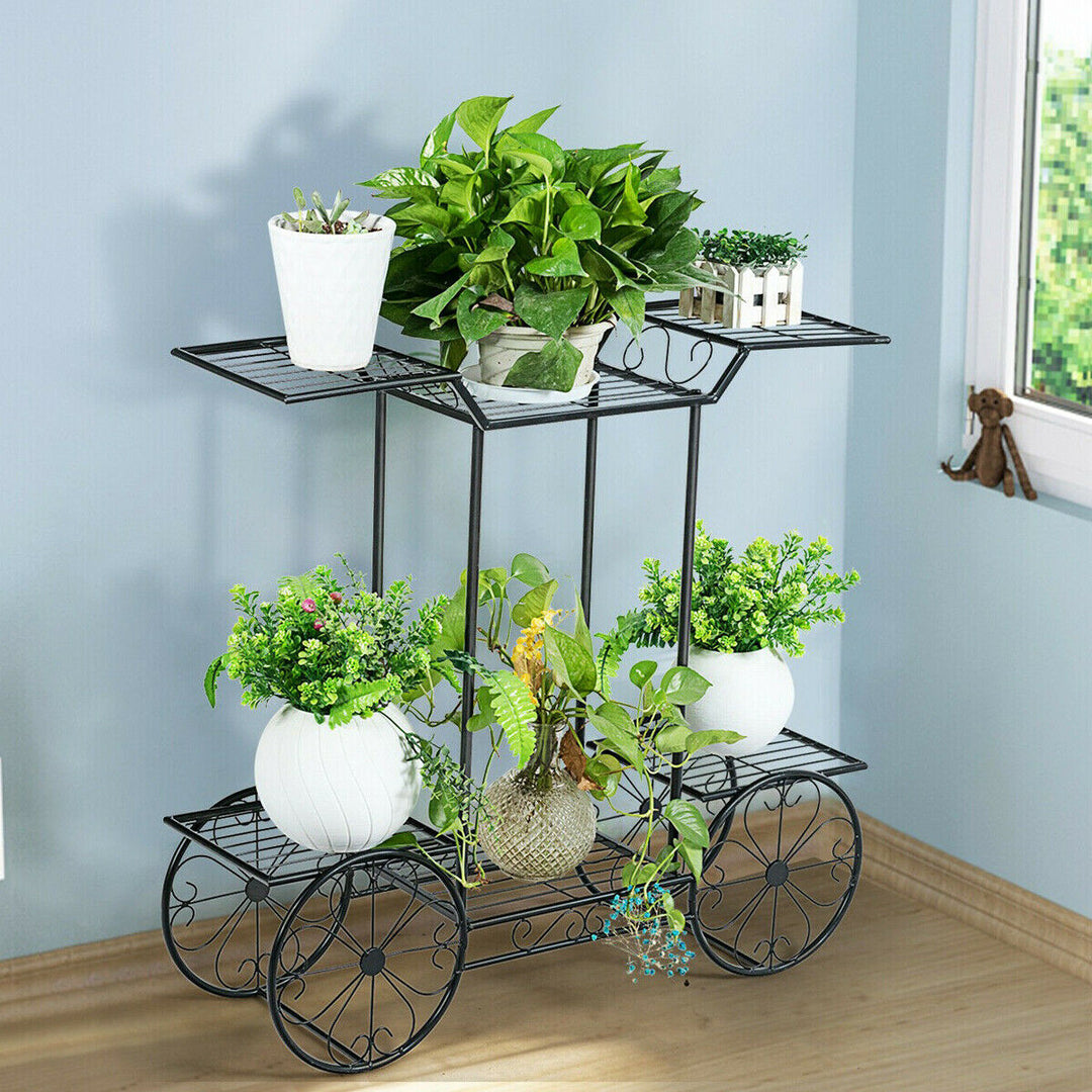The Grandiose Large Metal Plant Stand