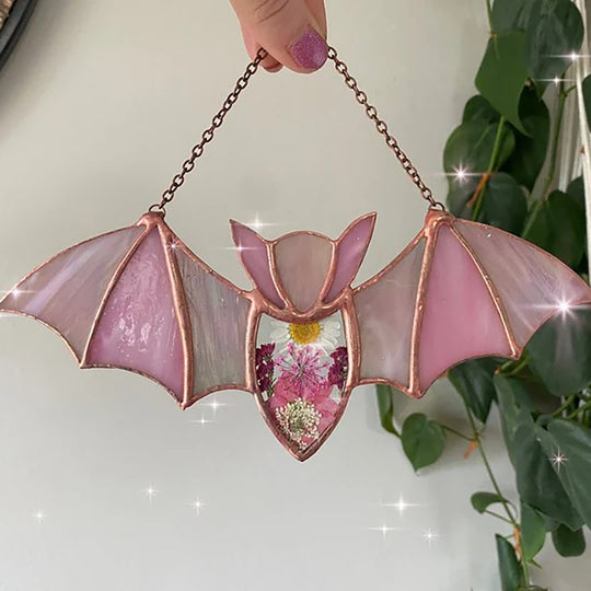 Stained Hanging Bat Car Decor