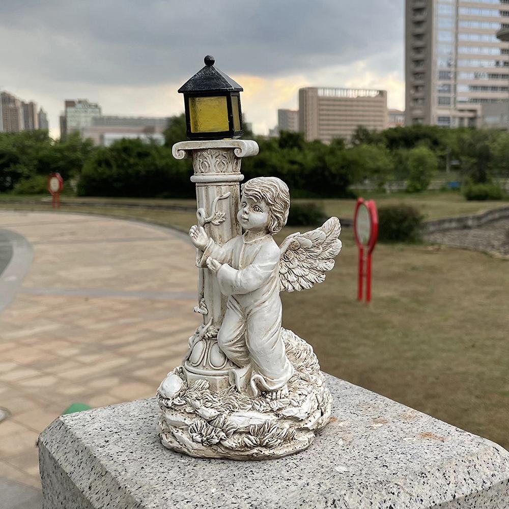 Solar Guardian Angel Statue
