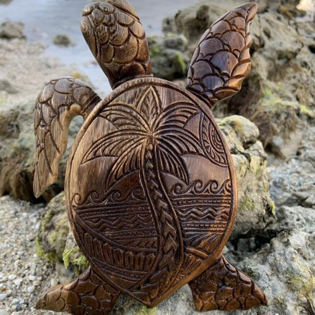 Hawaiian Sea Turtle Ornament Statue