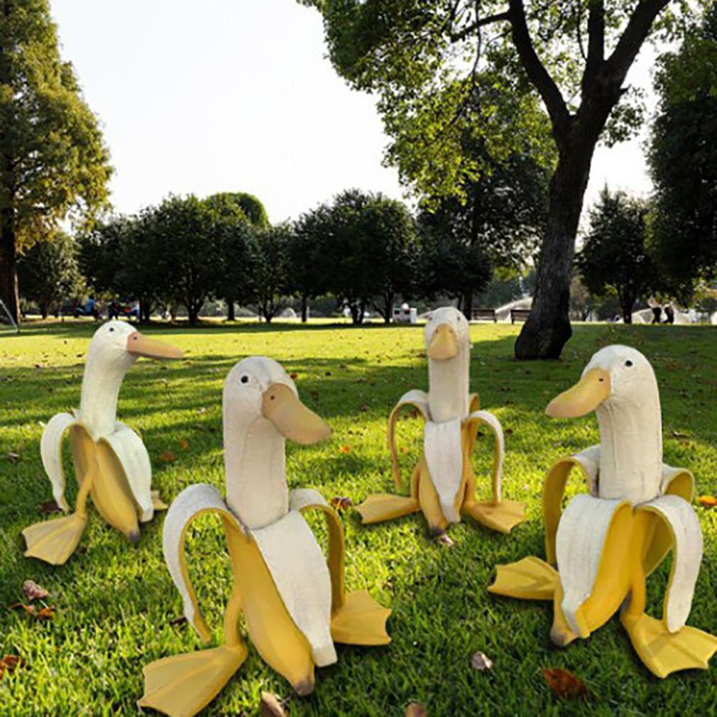 Quack-nana Garden Sculptures