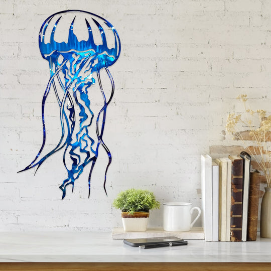 Jellyfish Steel Art Figurine