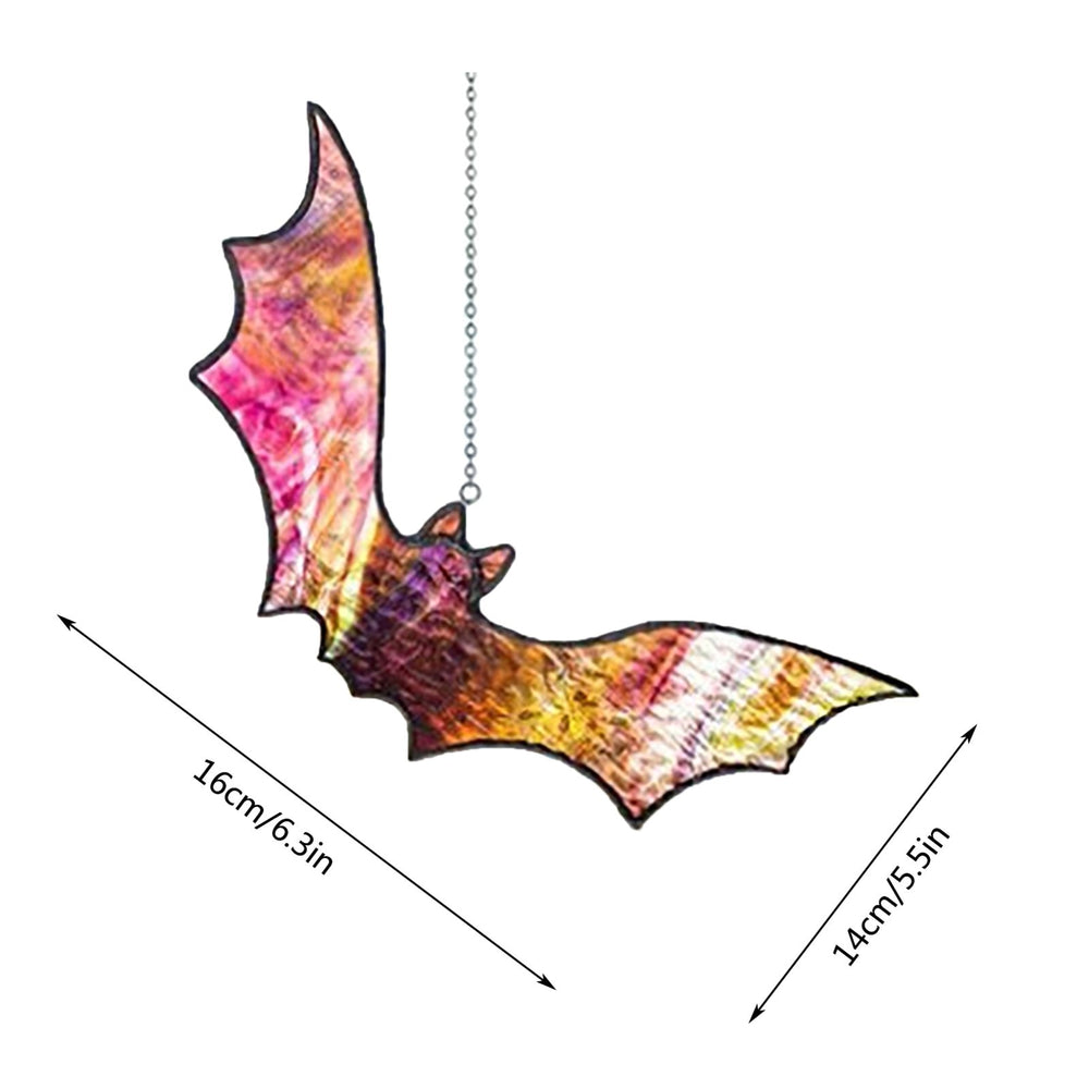 Stained Hanging Bat Car Decor