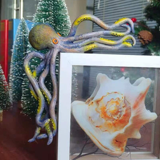 OctoDecor Resin Octopus Sculpture
